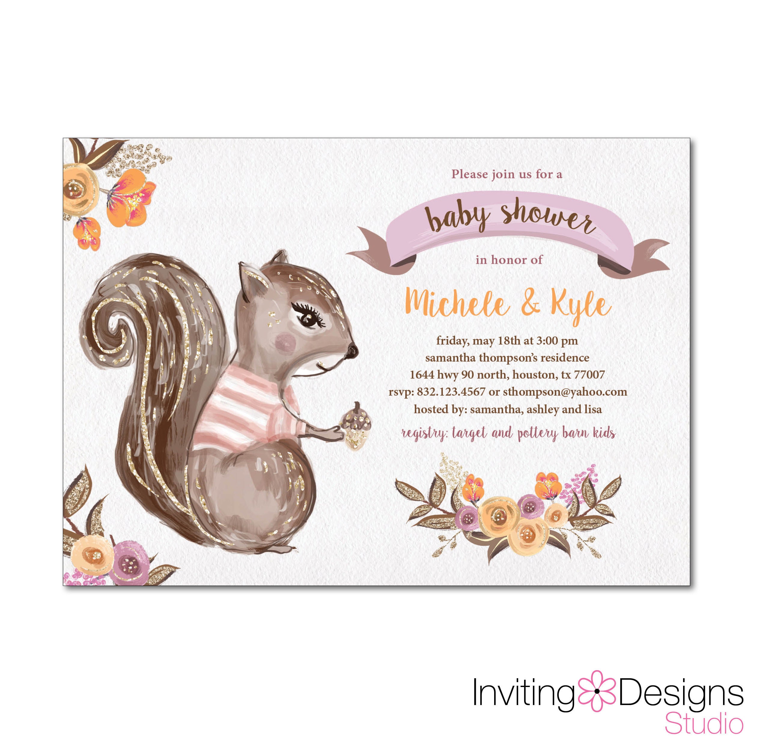 Woodland Little one Shower Invitation / Squirrel Boy or girl Shower / Tumble Kid Shower / Impartial Boy or girl Shower / Youngster Female / PRINTABLE Document IDS1051 photograph about Printable Squirrel Target titled Woodland Boy or girl Shower Invitation / Squirrel Boy or girl Shower / Slide Child Shower / Impartial Little one Shower / Kid Lady / PRINTABLE History IDS1051