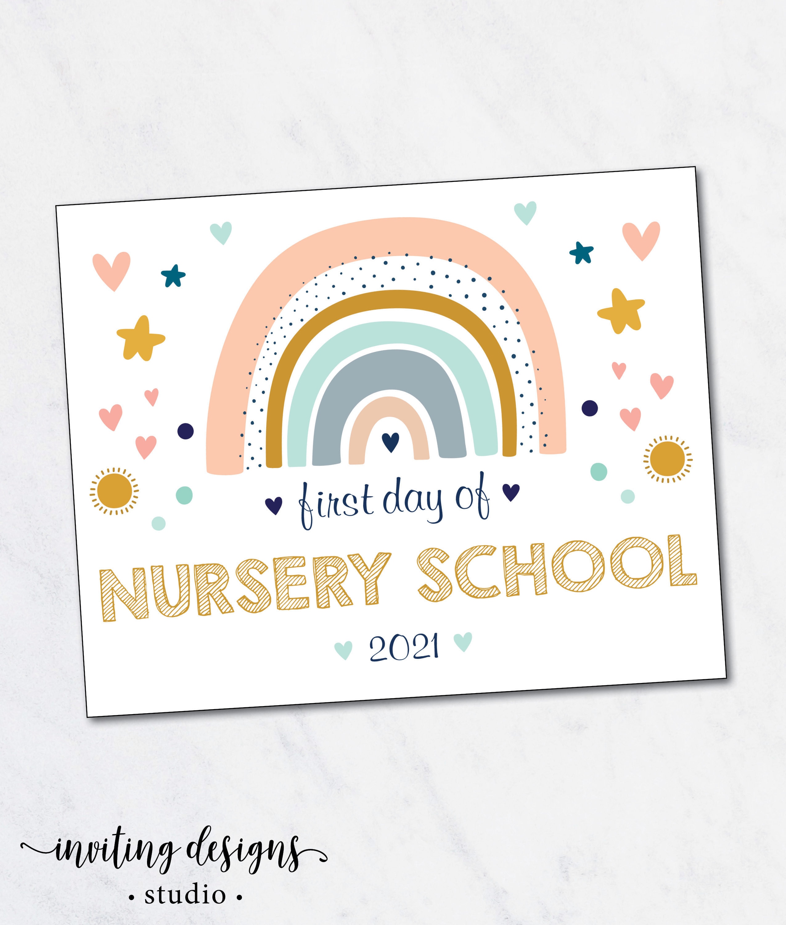 first-day-of-nursery-sign-nursery-school-sign-printable-etsy