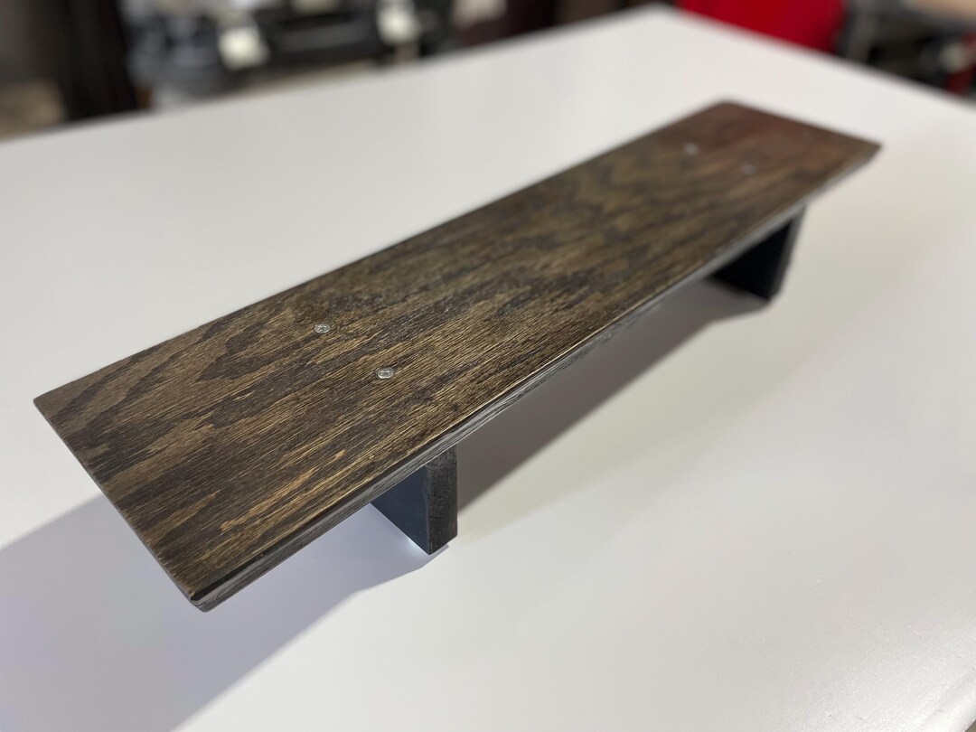 Oak Ebony Finish Riser | Shelf | Board | Platform - Etsy