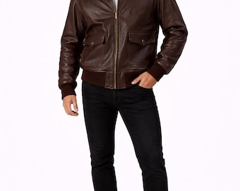Vintage FW 88/89 Emporio Armani Shearling Flight Bomber Jacket