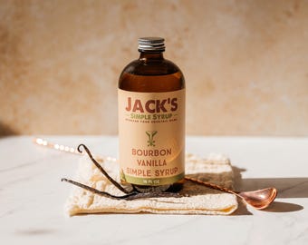 Bourbon Vanilla Simple Syrup
