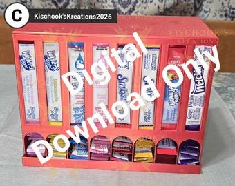 8 section single serve drink packet holder v2 with Personal use licensing Digital Download
