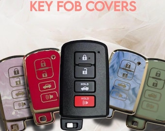 Funda para llavero de 4 botones – Carcasa de TPU con diseño equilibrado (Verificar ajuste)