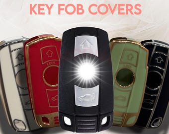 TPU Car Key Fob Cover For Older Car with Matching Keychain