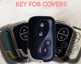 Key Fob Case with Matching Keychain - Soft TPU