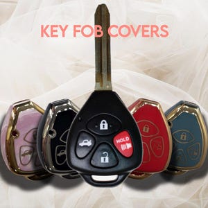4 Button Key Fob Cover & Keychain – Triangle Button Layout TPU Case (Check Fit)
