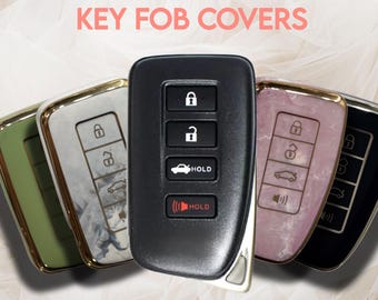 Key Fob Cover, Soft TPU, Matching Keychain