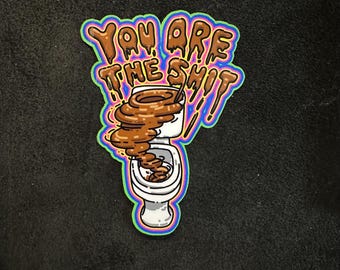 Een motiverende waterdichte toiletsticker