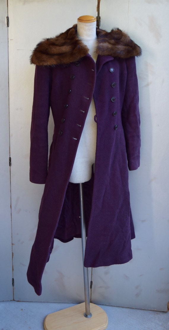 Vintage MED - LG 1930s - 1940s British purple text