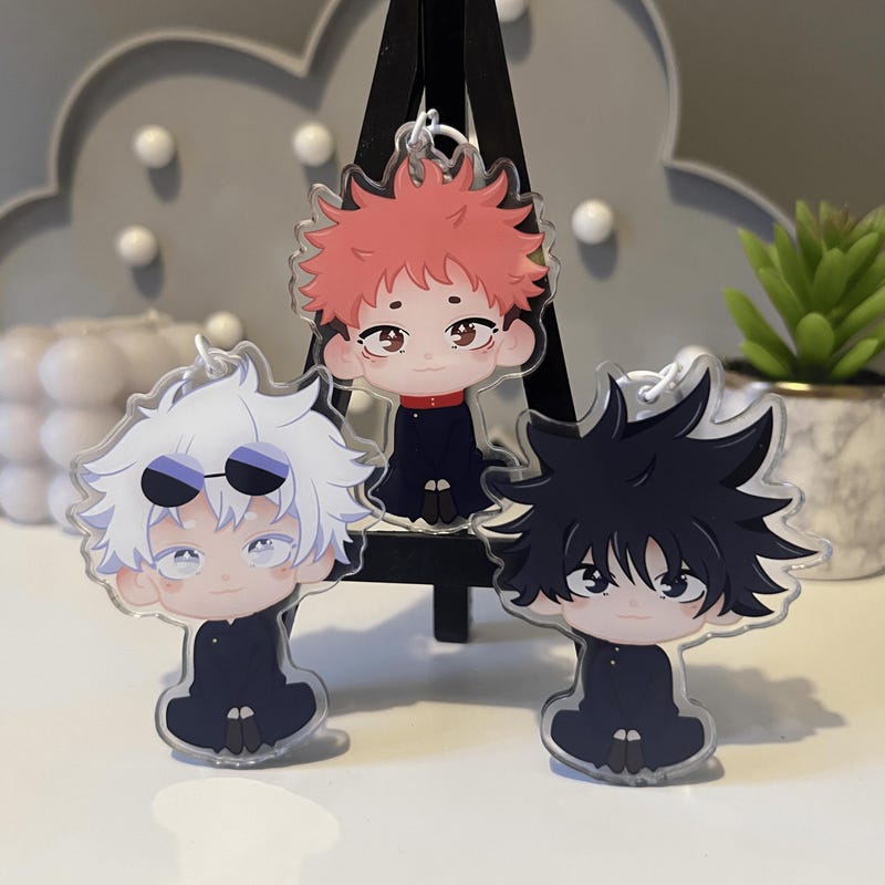 Chibi Anime Key Lanyard - Etsy UK