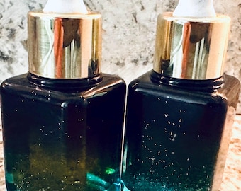 Olejek do ciała z brokatem - holograficzny brokat