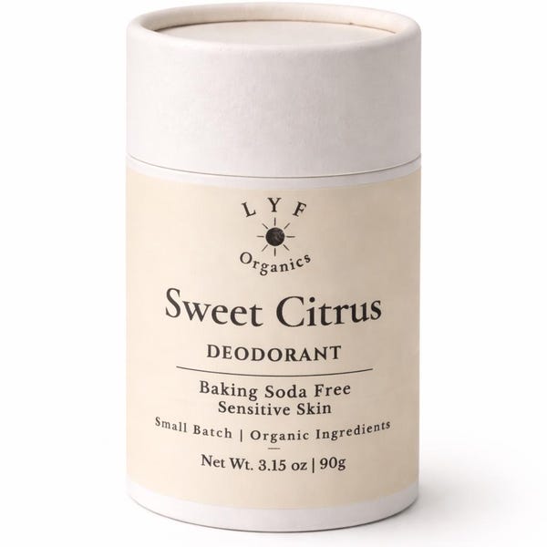 Natural Deodorant for Sensitive Skin – Magnesium Deodorant – Aluminum Free – Baking Soda Free – Organic – Plastic Free Tube – 3.15 oz