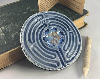 Desktop Tracing Labyrinth , meditation tool, mindfulness gift , Gift with meaning,  chartres labyrinth