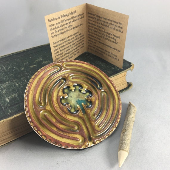 Desktop Tracing Labyrinth meditation tool mindfulness gift | Etsy
