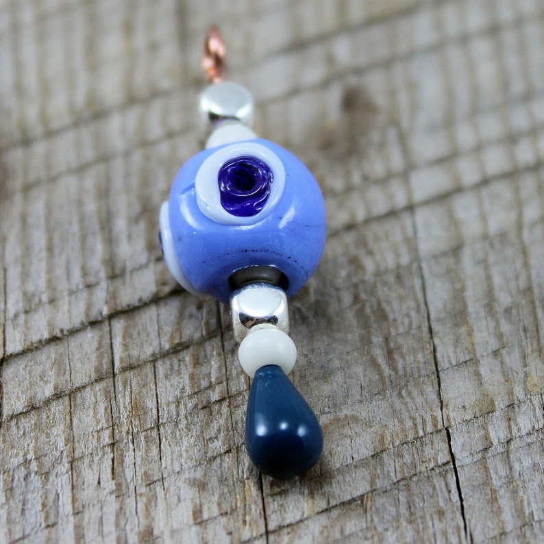 Light Blue Evil Eye Serenity Pendant