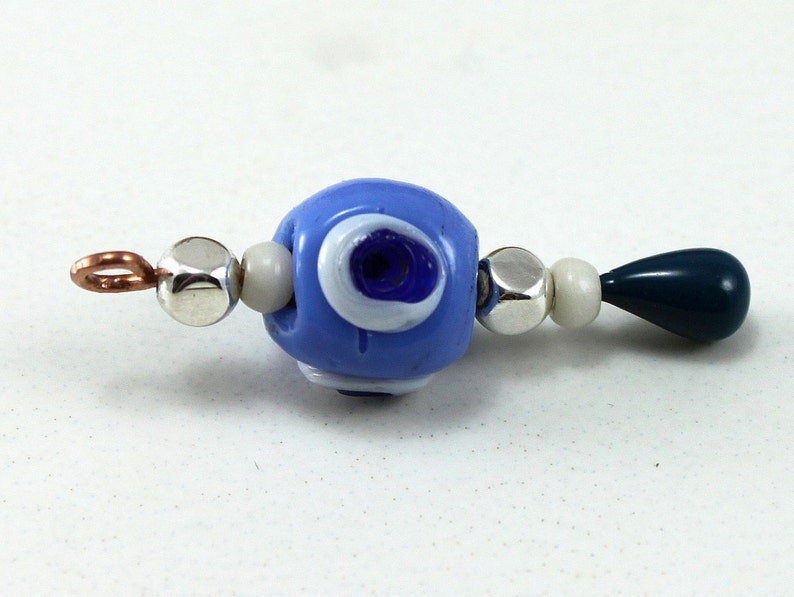 Light Blue Evil Eye Serenity Pendant