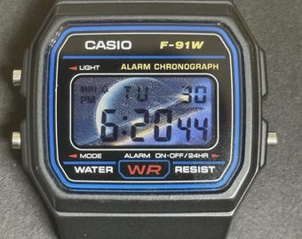 Design personalizado da face F91W