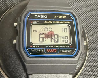 Casio F91W Silk Mod