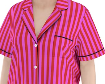 Pink and Red Sleepy Head Pajamas [PC 93]