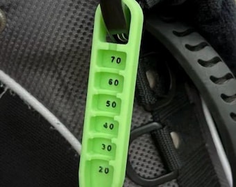 Golf Tee Elevator Height Gauge- adjustable 20-70mm Precision Setter Tool