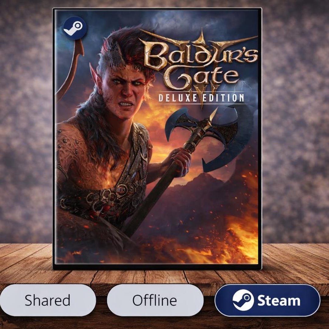 Baldur's Gate 3 Deluxe Edition | Steam PC | Global | PDF | Instant
