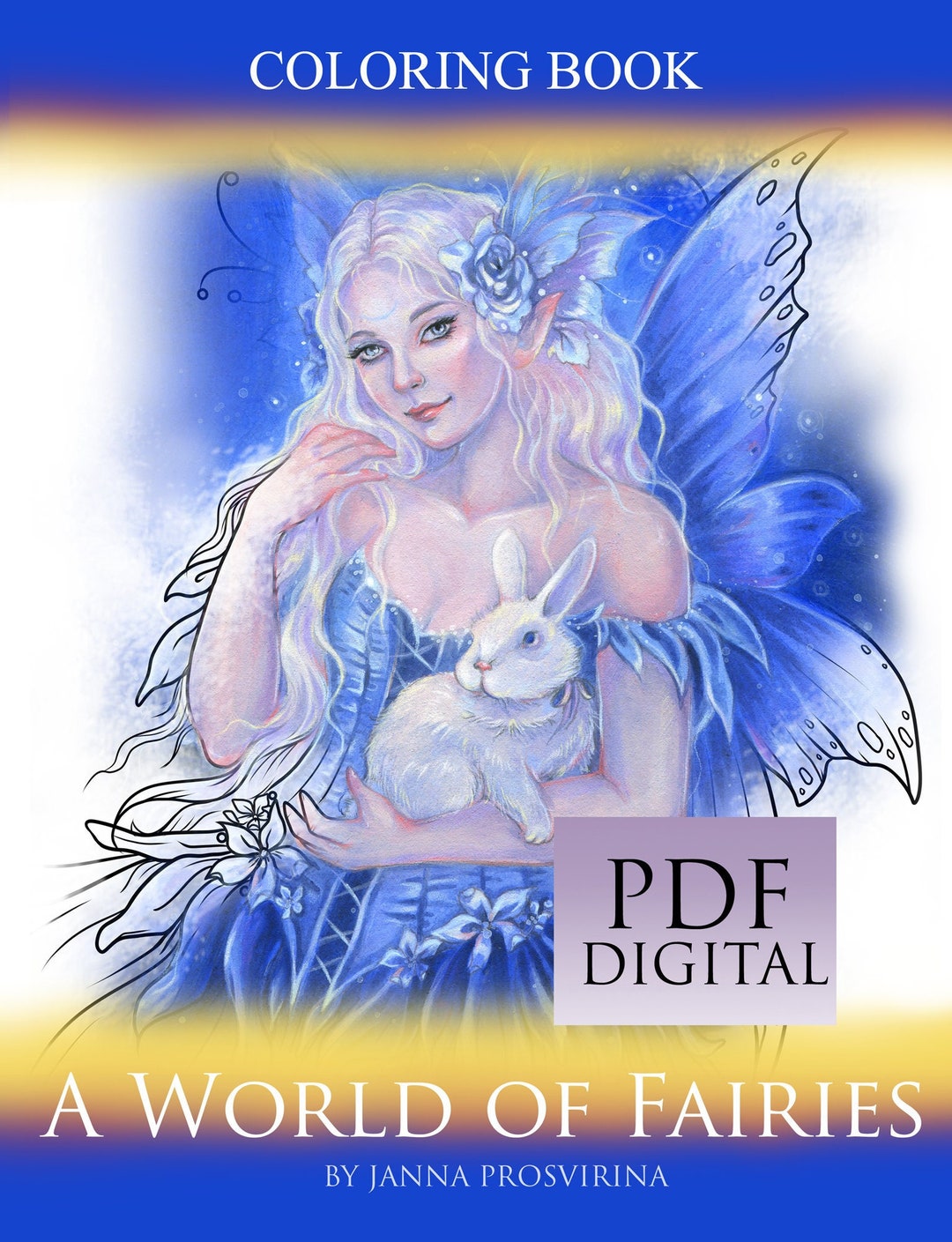 Printable Digital Book, PDF, Coloring, Instant Download, A World of ...
