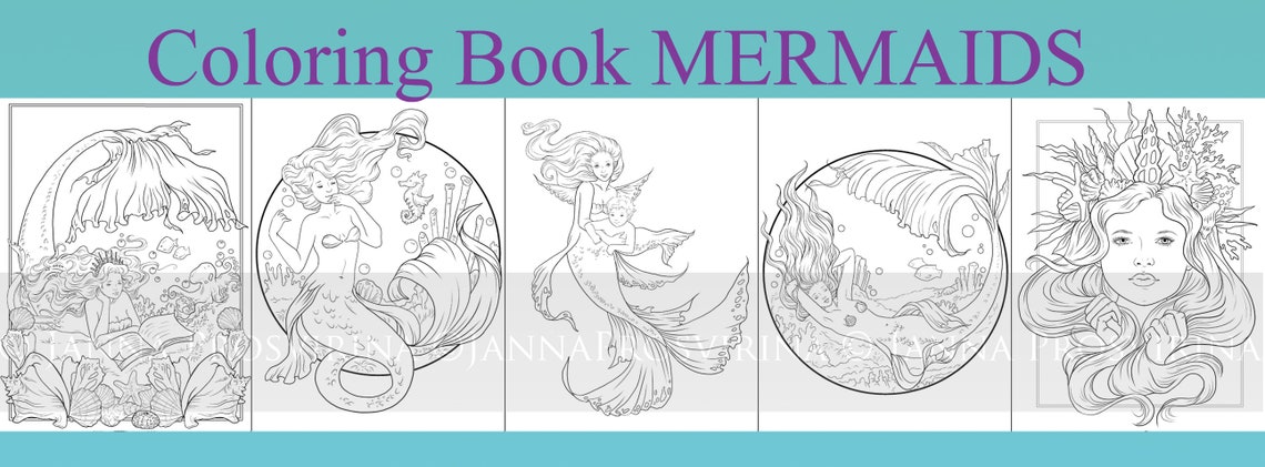 Coloring Book PDF Printable Instant Download Digi | Etsy