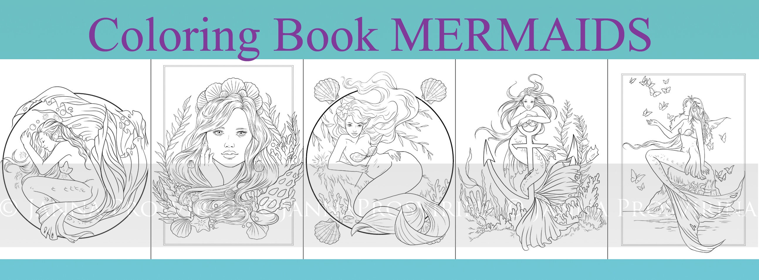 Coloring Book PDF Printable Instant Download Digi | Etsy