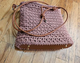 Flower Crochet Shoulder Bag Pattern | Textured Handbag PDF (Beginner Friendly)