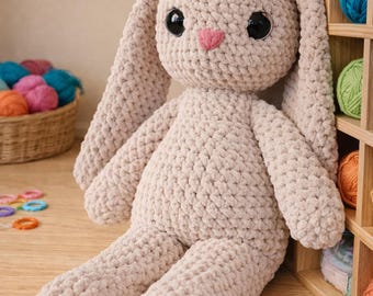 Floppy Bunny Crochet Pattern PDF