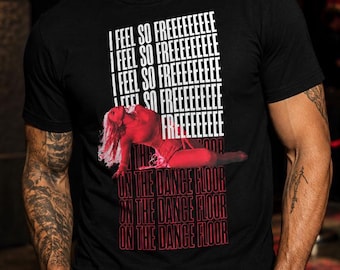 Mi sento così libero sulla pista da ballo - Maglietta unisex ispirata alle confessioni, iconica maglietta da discoteca