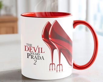Tazza "Il diavolo veste Prada 2" - Tazza da caffè per fashionisti, appassionati di cinema e amanti dell'iconico boss