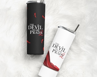 プラダを着た悪魔タンブラー – 20オンス ステンレス製ファッショントラベルマグ