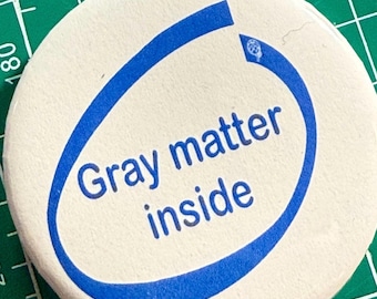 Gray matter inside pin