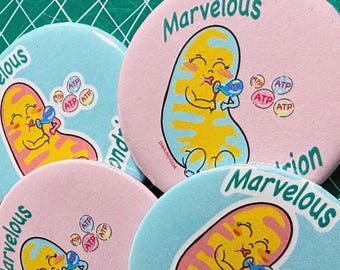 Marvelous Mitochondrion-Pinback Button