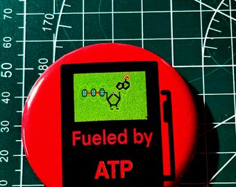 ATP-the cellular fuel source-Decal or pin