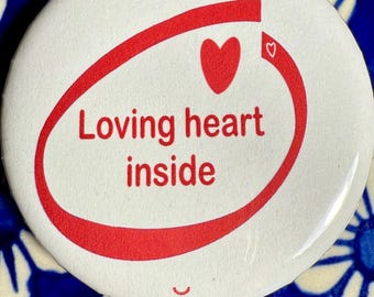Loving heart -  lab coat pin