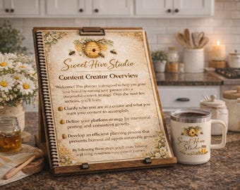 Sweet Hive Studio Content Creator Planner