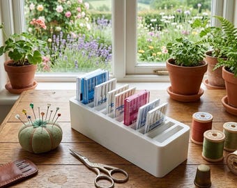 Sewing Needle Packet Organizer | Hand Needle Holder | Craft Room Storage