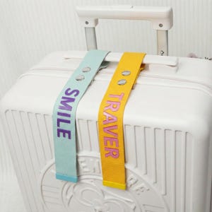 パーソナライズされた荷物タグ - 旅行者のためのカスタム旅行アクセサリー | 彼/彼女への誕生日/結婚祝いのギフト