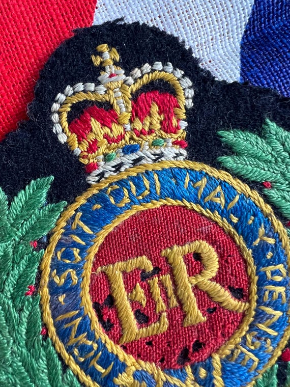 Vintage Royal Blazer Patch, Pocket Patch, Royal E… - image 4