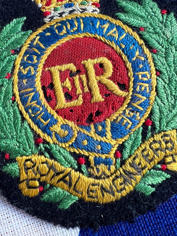 Vintage Royal Blazer Patch, Pocket Patch, Royal E… - image 2