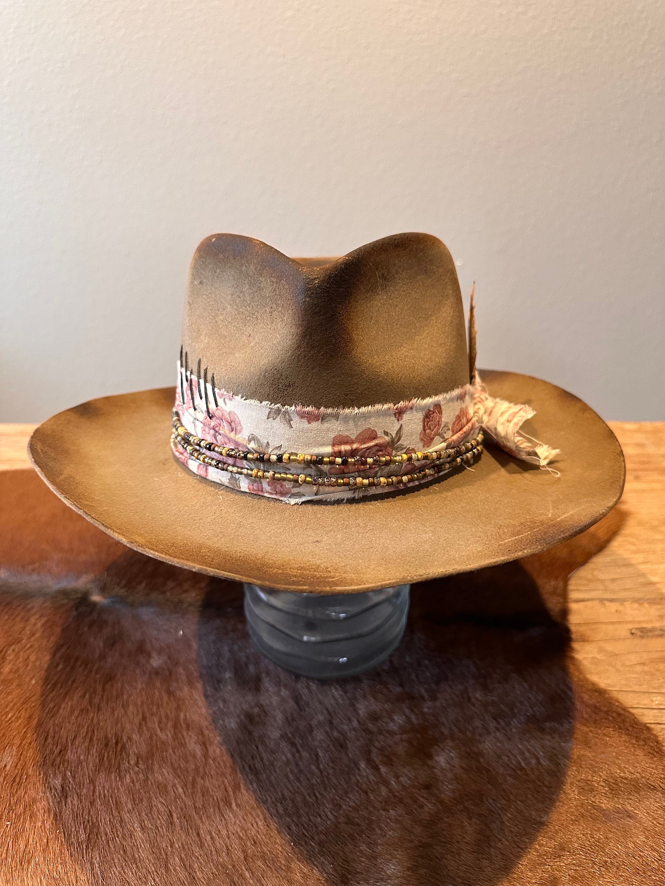 GIGI PIP brown Fedora Hat S/M 57 NEW with tags Gigi Pip Monroe Rancher Brown - | Mercari main image 2