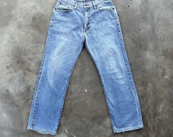 Vintage Edwin Faded Distressed Light Wash Denim Jean Pant W31