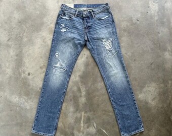 Vintage Abercrombie & Fitch Distress Faded Denim Jean Pant W31
