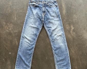Vintage Jag Distressed Faded Denim Jean Hose W29