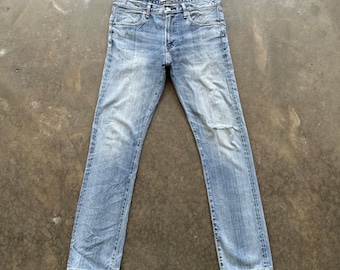 Vintage Japanese Faded Distressed Denim Jean Pant W33