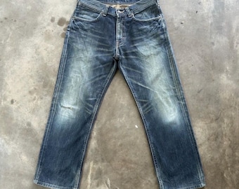 ヴィンテージ ラングラー ダメージ加工 色褪せデニムジーンズパンツ W33