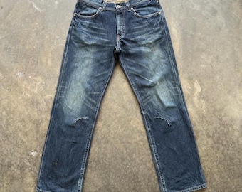 Vintage Wrangler distressed denim jeansbroek (36)