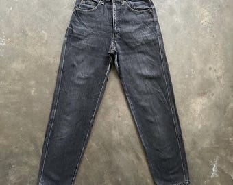 W27 Vintage Bobson Black Sick Denim Jean Pant